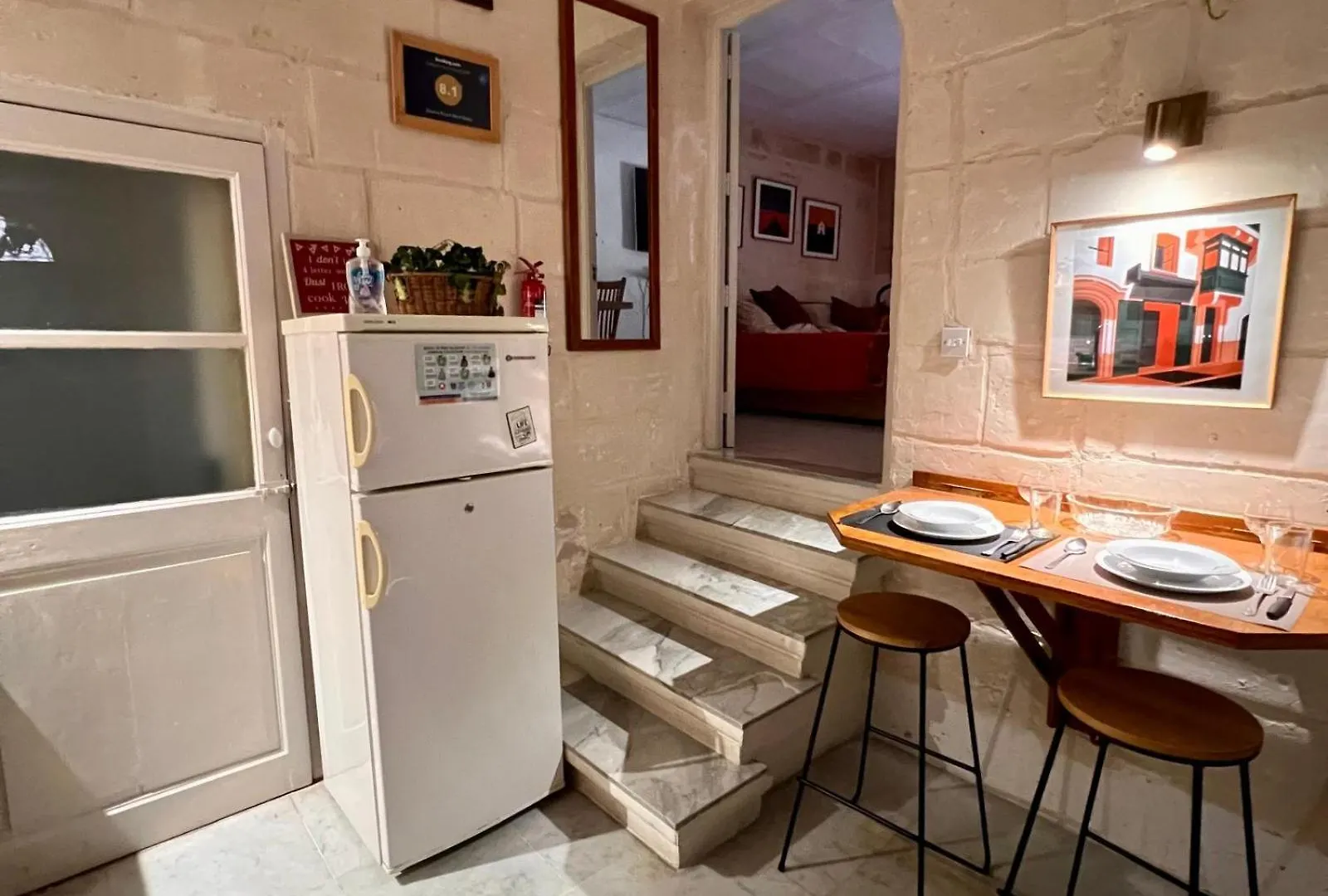 Ensuite Room With Private Kitchen In A Typical Maltese Townhouse Sliema